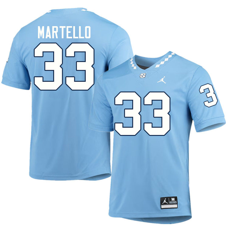 #33 Henry Martello North Carolina Tar Heels College Football Jersey Stitched-Carolina Blue #33 Henry Martello North Carolina Tar Heels College Football Jersey Stitched-Carolina Blue